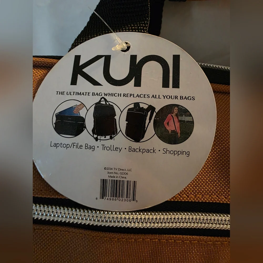 NWT KUNI Ultimate Bag 4in1 Trolley Laptop Backpack Bag
